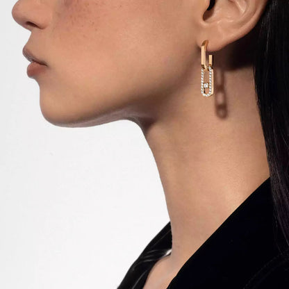 [Saipan]MOVE LINK KINETIC DIAMOND EARRINGS