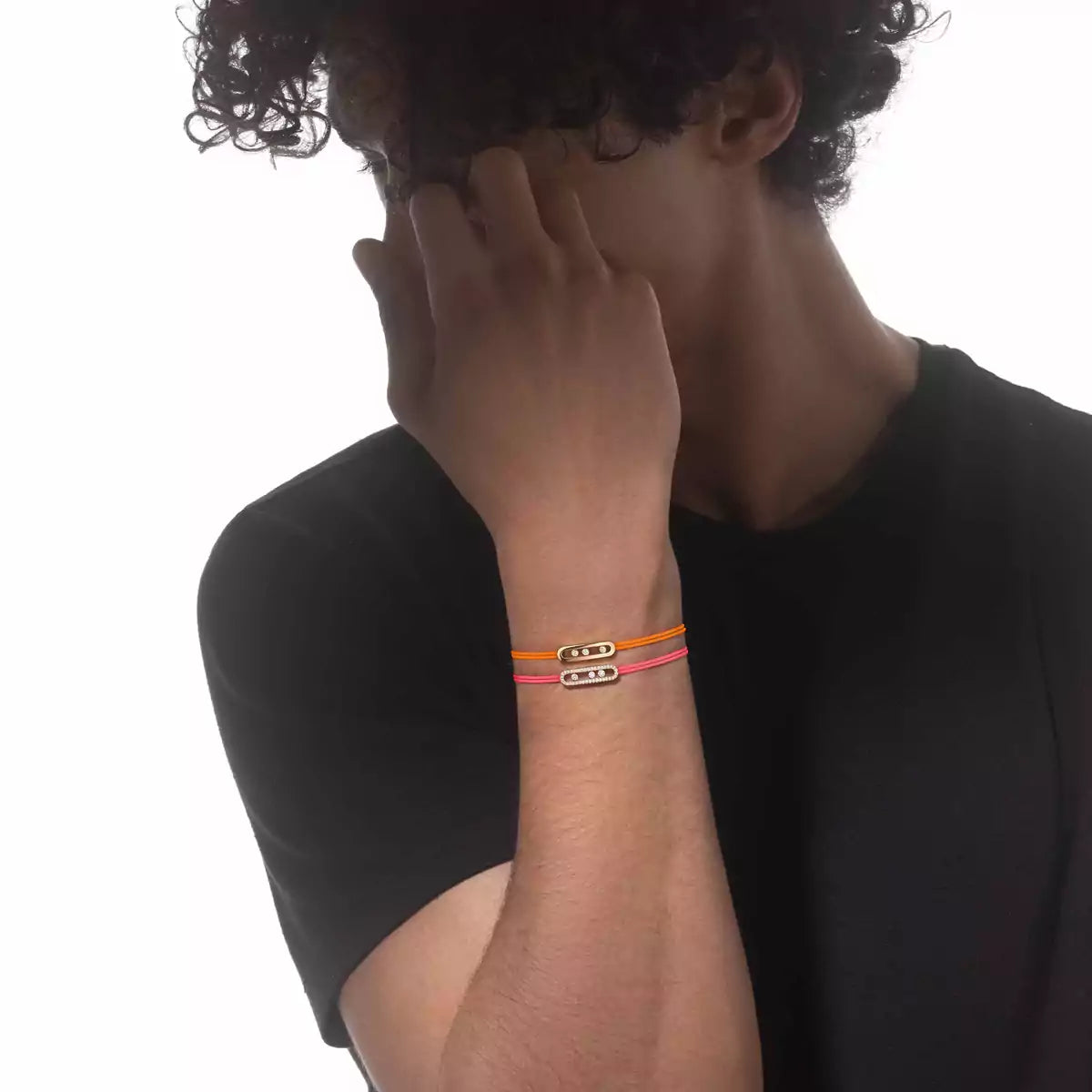 [Saipan]CARE(S) PAVÉ CORD BRACELET