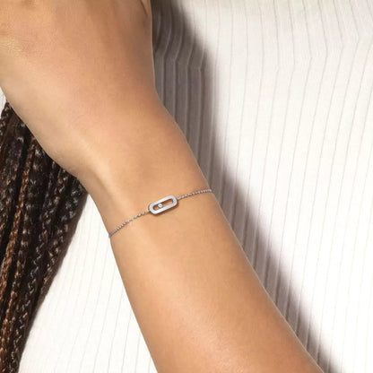 [Saipan]MOVE UNO SINGLE DIAMOND BRACELET