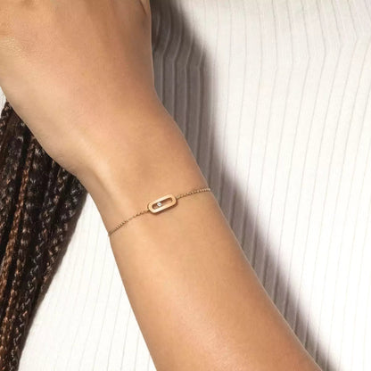 [Saipan]MOVE UNO SINGLE DIAMOND BRACELET