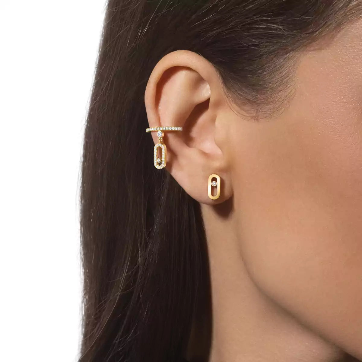 [Saipan]MOVE UNO DIAMOND STUD EARRINGS
