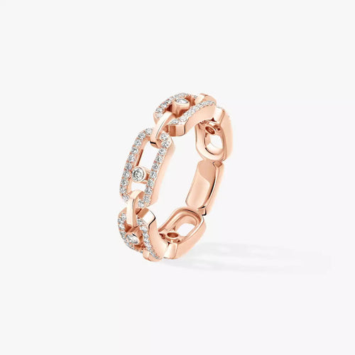 [Saipan]MOVE LINK PAVÉ DIAMOND RING