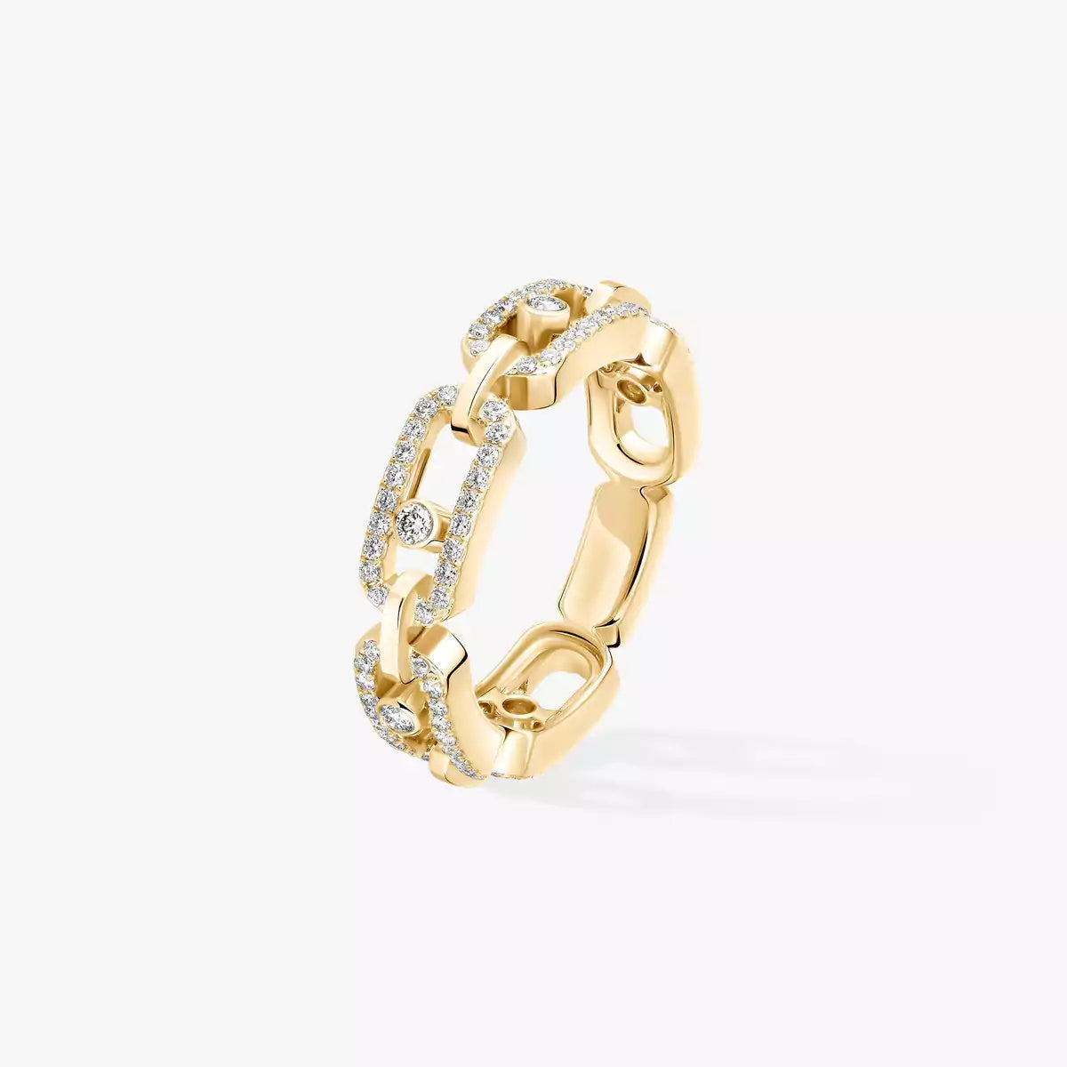 [Saipan]MOVE LINK PAVÉ DIAMOND RING