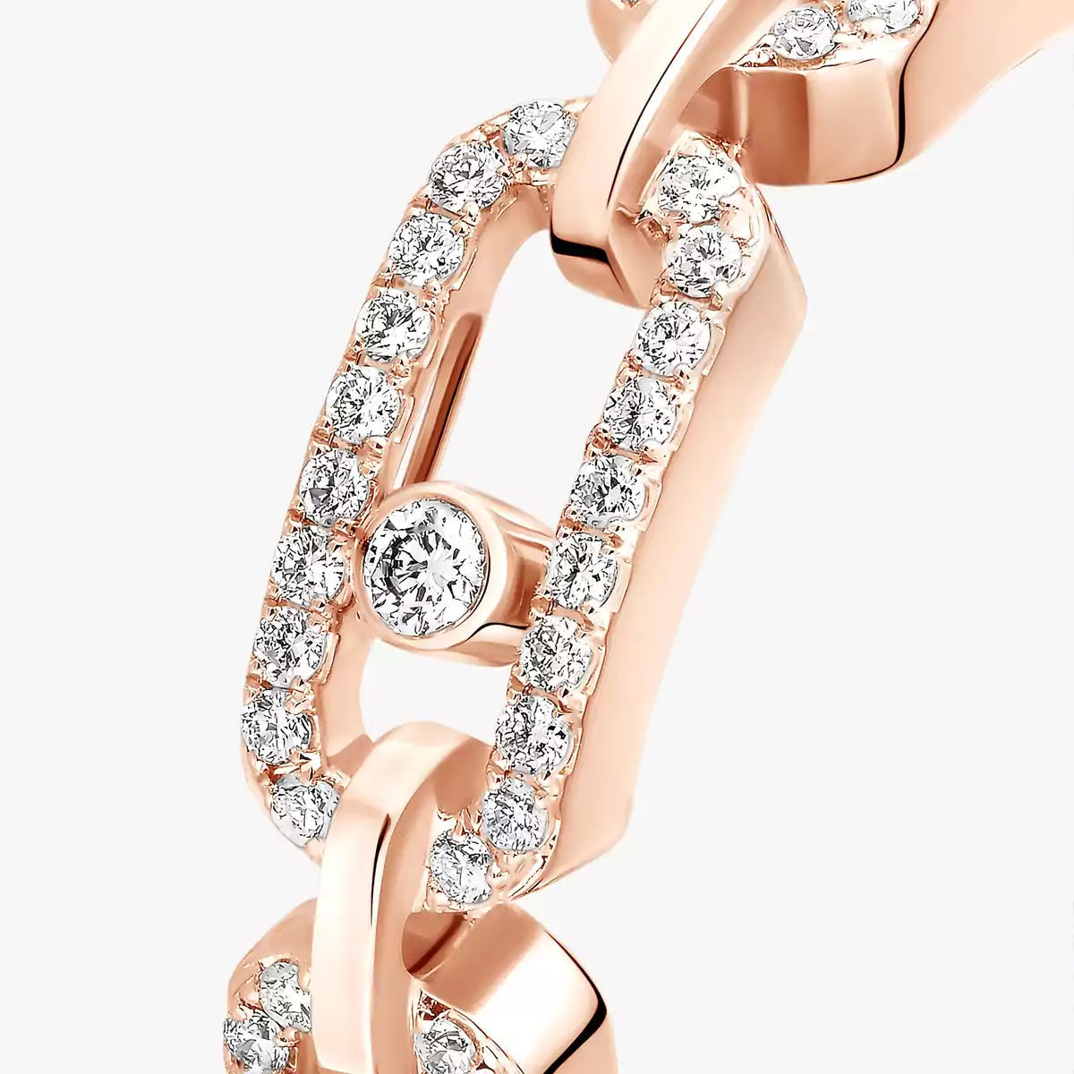 [Saipan]MOVE LINK PAVÉ DIAMOND RING