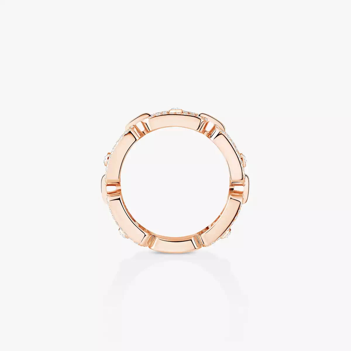 [Saipan]MOVE LINK PAVÉ DIAMOND RING