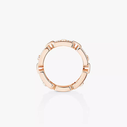 [Saipan]MOVE LINK PAVÉ DIAMOND RING