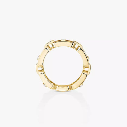 [Saipan]MOVE LINK PAVÉ DIAMOND RING