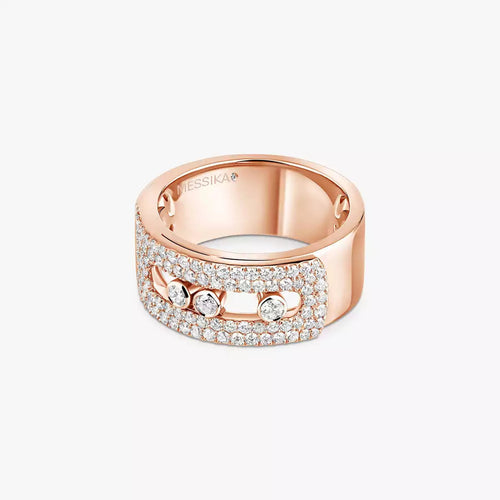 [Saipan]MOVE NOA PAVÉ DIAMOND INTERLOCKING RING