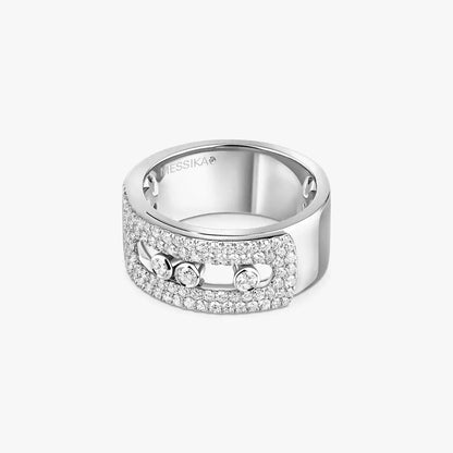 [Saipan]MOVE NOA PAVÉ DIAMOND INTERLOCKING RING