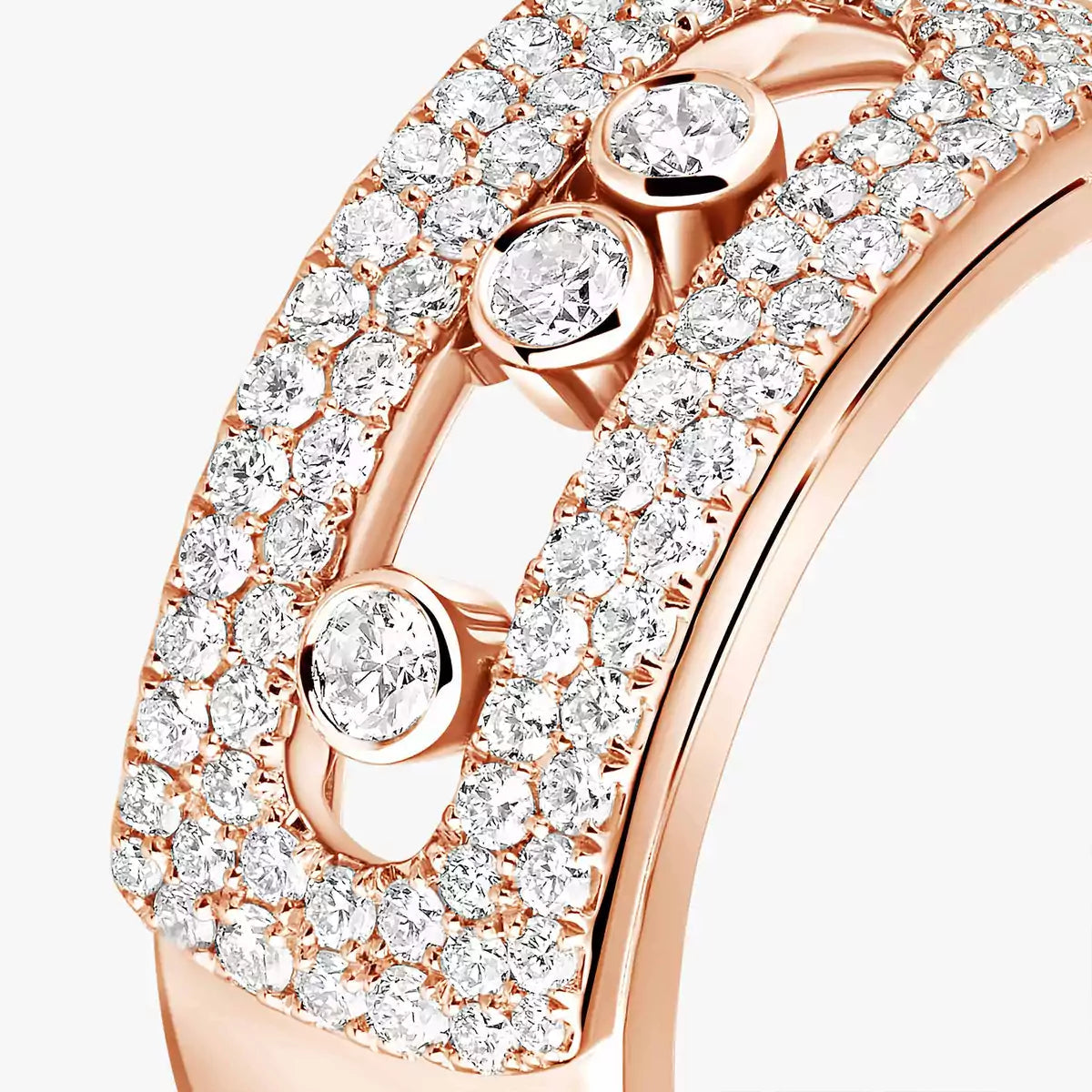 [Saipan]MOVE NOA PAVÉ DIAMOND INTERLOCKING RING