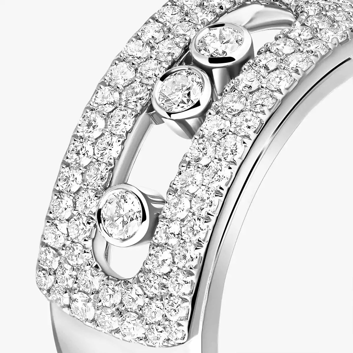 [Saipan]MOVE NOA PAVÉ DIAMOND INTERLOCKING RING