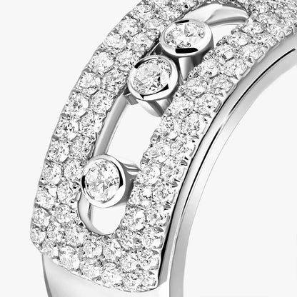[Saipan]MOVE NOA PAVÉ DIAMOND INTERLOCKING RING
