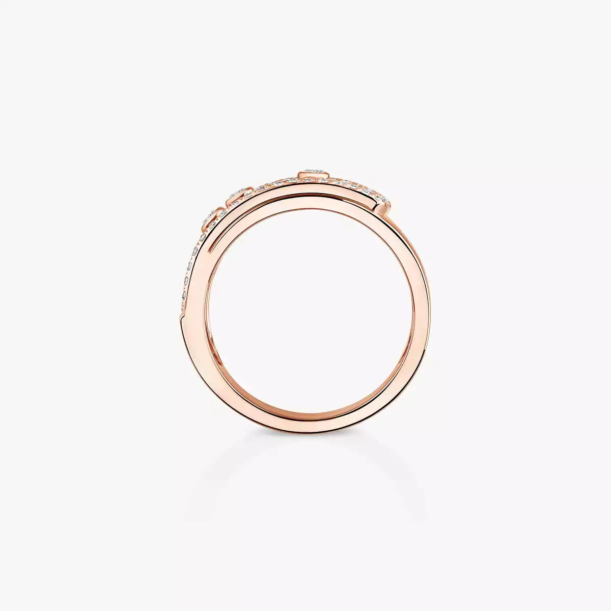 [Saipan]MOVE NOA PAVÉ DIAMOND INTERLOCKING RING
