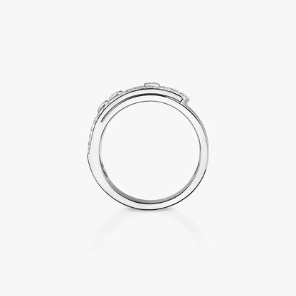 [Saipan]MOVE NOA PAVÉ DIAMOND INTERLOCKING RING