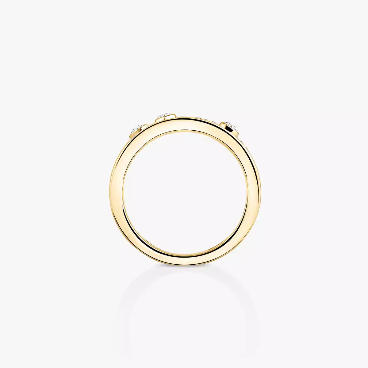[Saipan]MOVE NOA PAVÉ DIAMOND INTERLOCKING RING