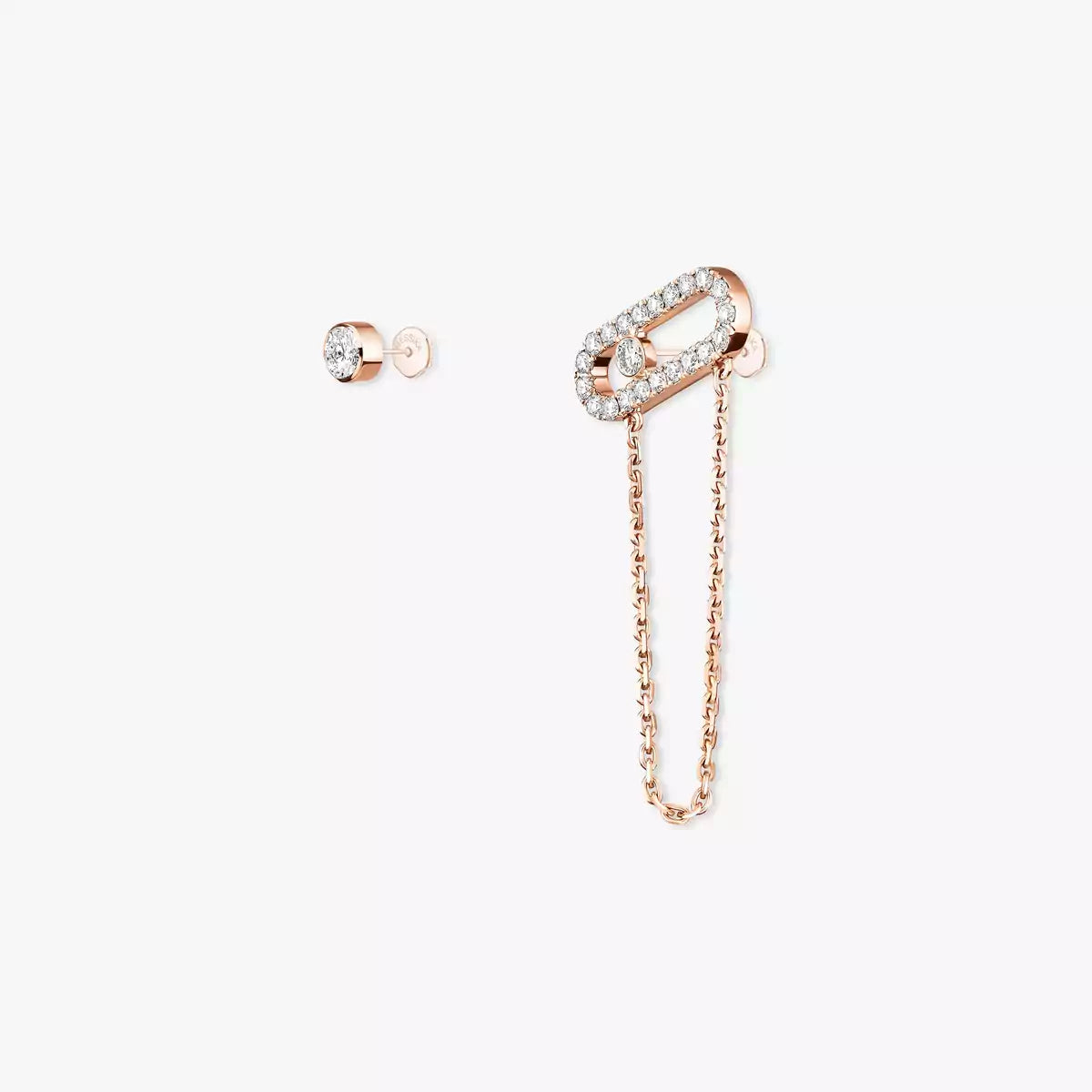 [Saipan]MOVE UNO ALL DIAMOND STUD EARRINGS