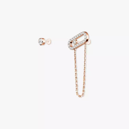 [Saipan]MOVE UNO ALL DIAMOND STUD EARRINGS