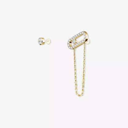 [Saipan]MOVE UNO ALL DIAMOND STUD EARRINGS