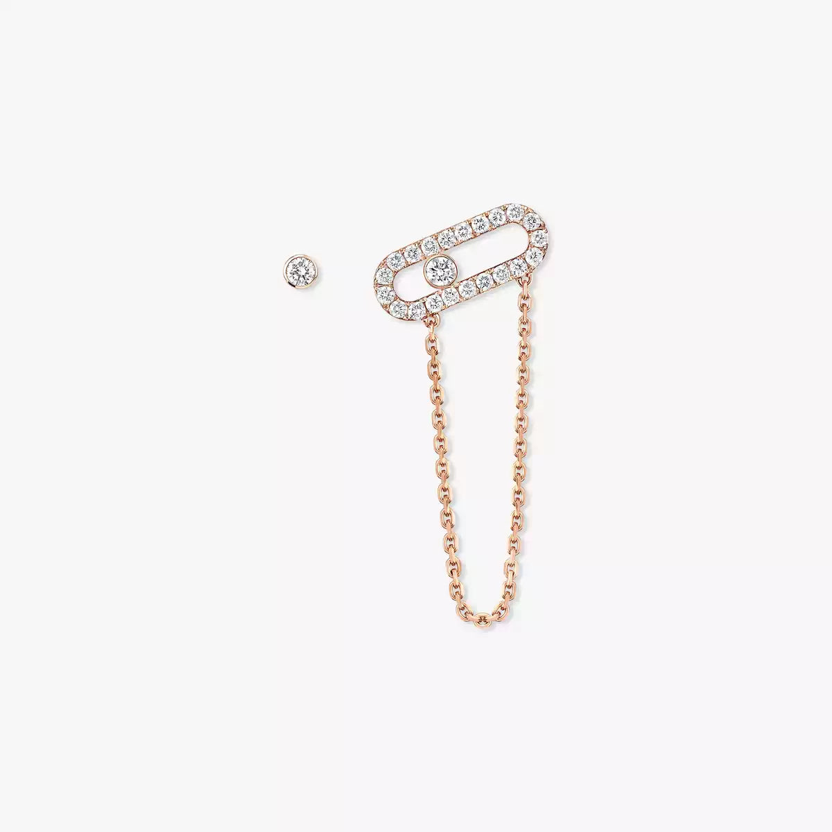 [Saipan]MOVE UNO ALL DIAMOND STUD EARRINGS