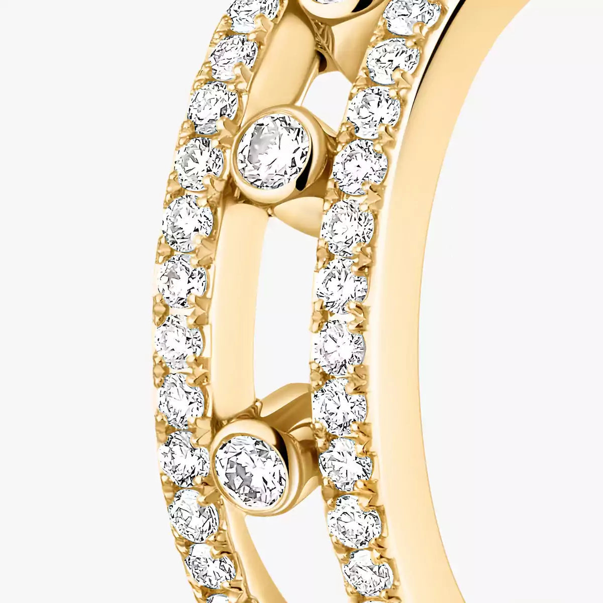 [Saipan]MOVE PAVÉ DIAMOND HOOP EARRINGS