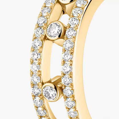 [Saipan]MOVE PAVÉ DIAMOND HOOP EARRINGS