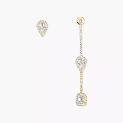 [Saipan]MY TWIN DIAMOND DROP EARRINGS