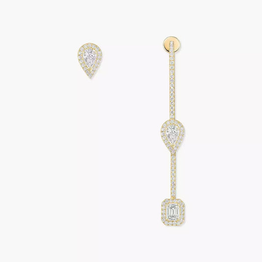 [Saipan]MY TWIN DIAMOND DROP EARRINGS