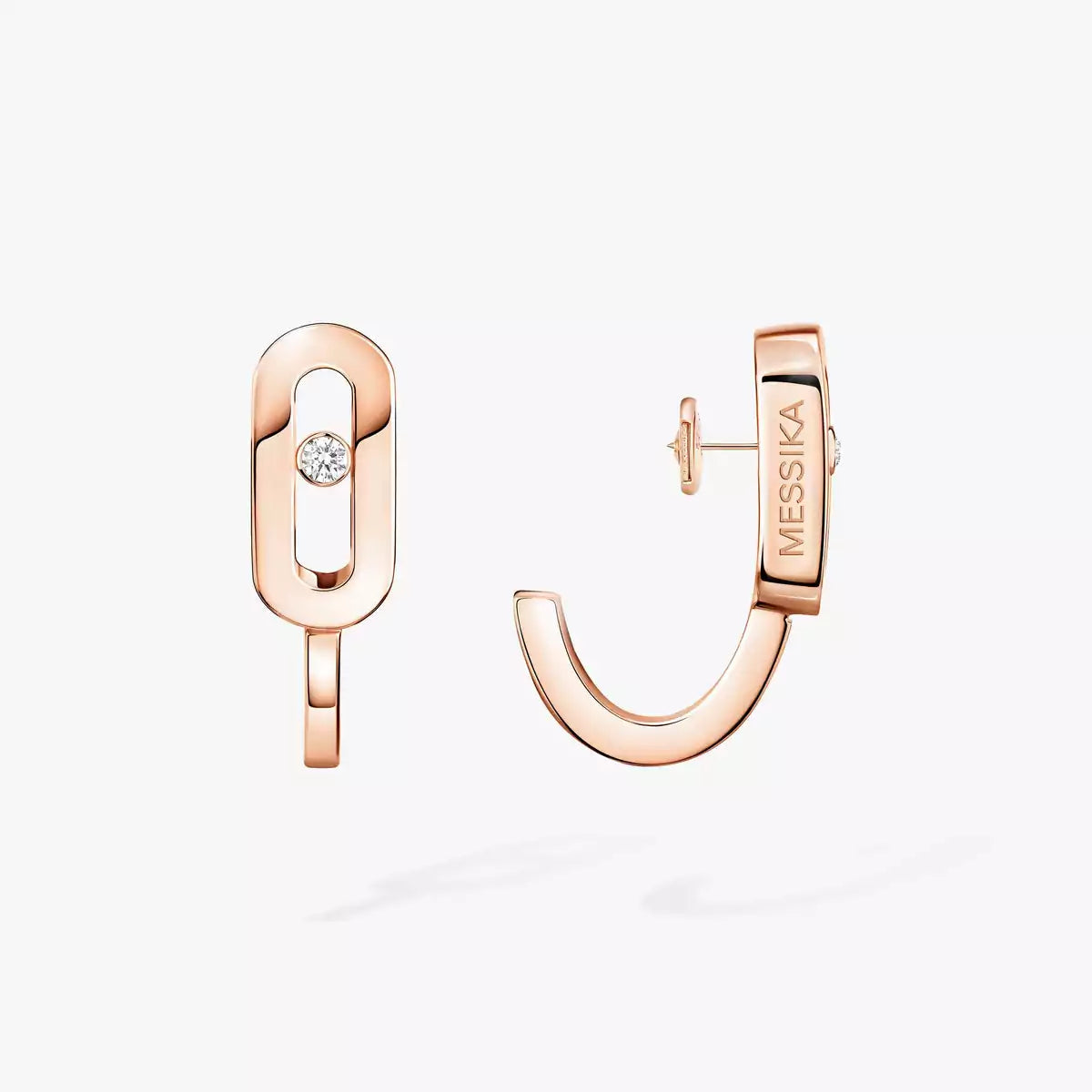 [Saipan]MOVE CLASSIQUE MINI DIAMOND HOOP EARRINGS