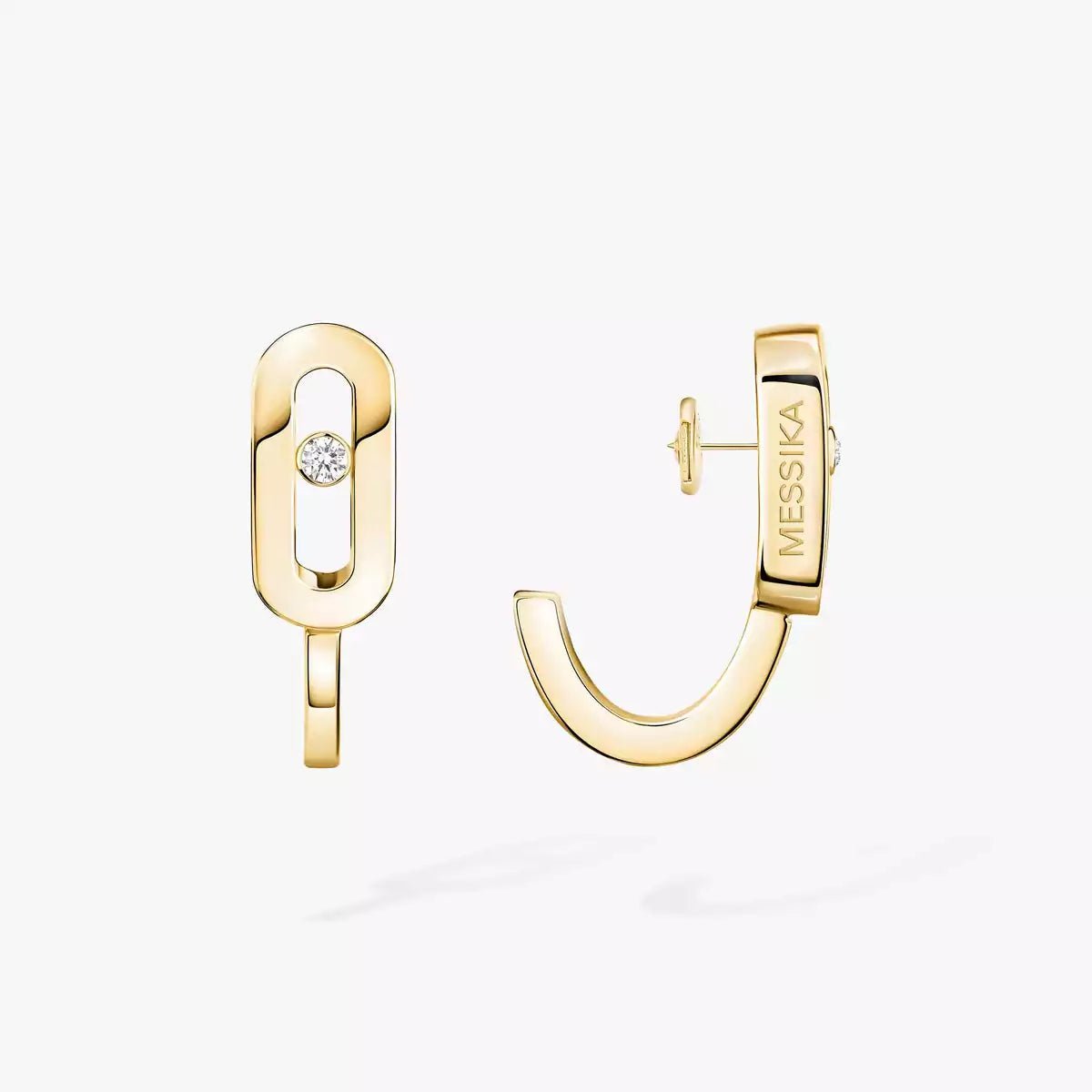 [Saipan]MOVE CLASSIQUE MINI DIAMOND HOOP EARRINGS