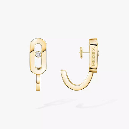 [Saipan]MOVE CLASSIQUE MINI DIAMOND HOOP EARRINGS
