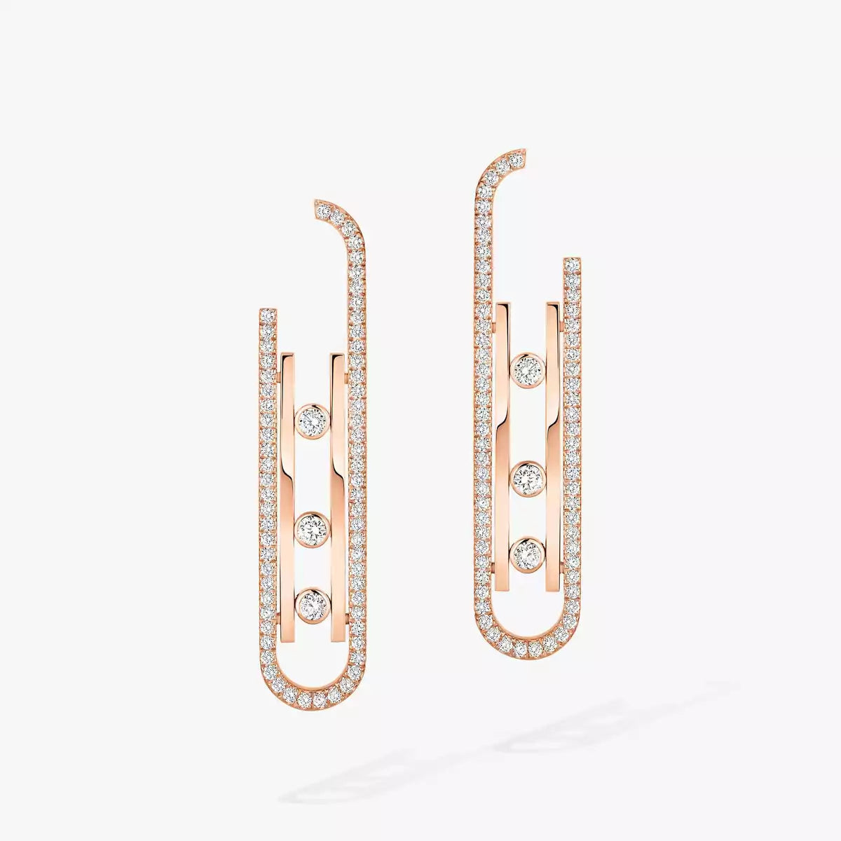 [Saipan]MOVE KINETIC DIAMOND PENDANT EARRINGS