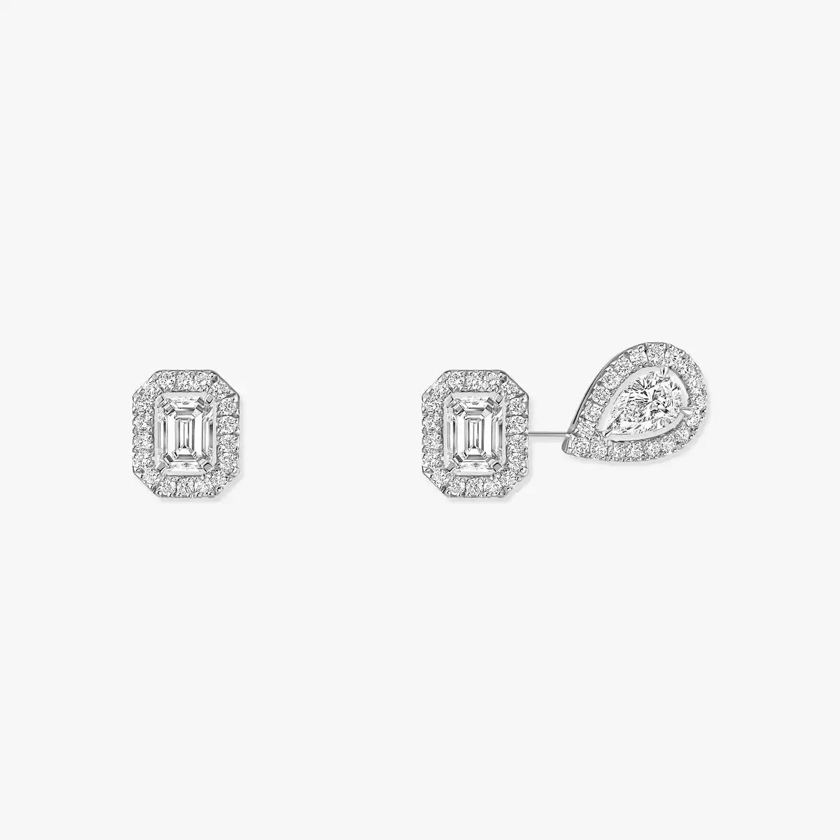 [Saipan]MY TWIN 1+2 DIAMOND EARRINGS