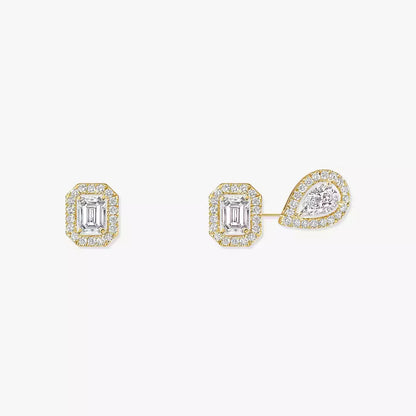 [Saipan]MY TWIN 1+2 DIAMOND EARRINGS