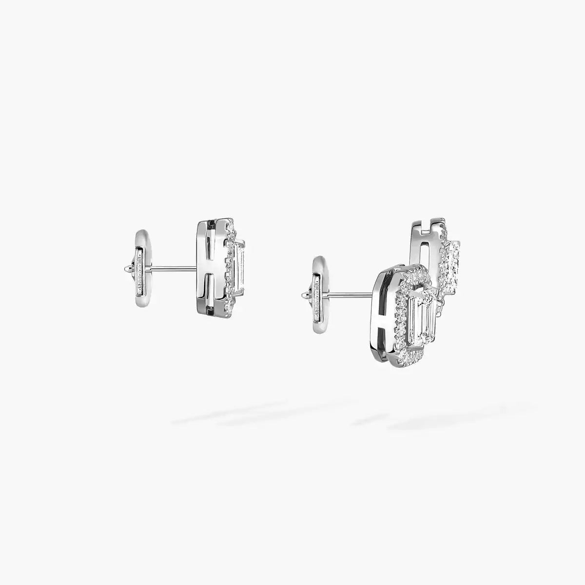 [Saipan]MY TWIN 1+2 DIAMOND EARRINGS