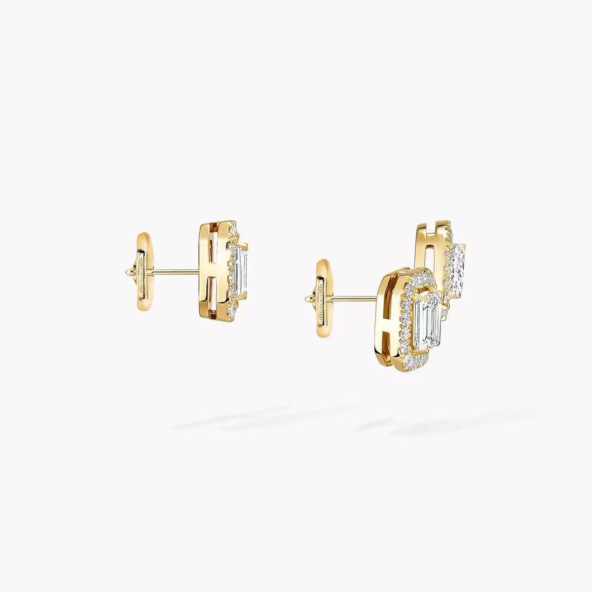 [Saipan]MY TWIN 1+2 DIAMOND EARRINGS