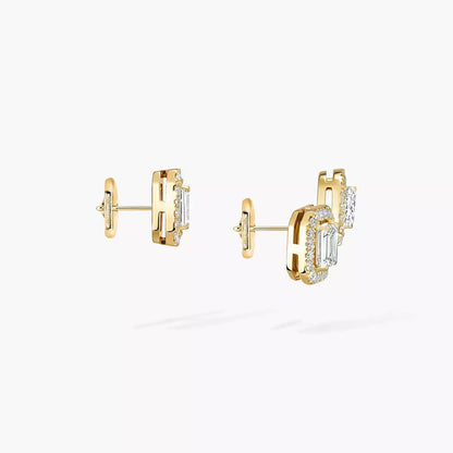 [Saipan]MY TWIN 1+2 DIAMOND EARRINGS