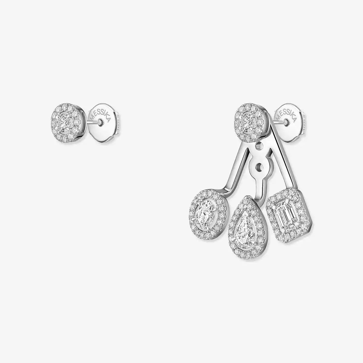 [Saipan]MY TWIN TRIO DIAMOND EARRINGS
