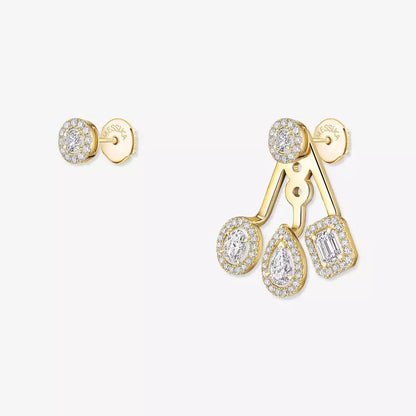 [Saipan]MY TWIN TRIO DIAMOND EARRINGS