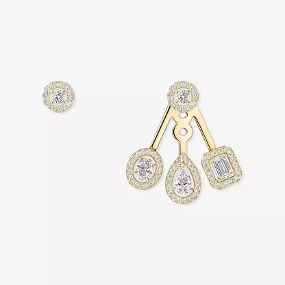 [Saipan]MY TWIN TRIO DIAMOND EARRINGS