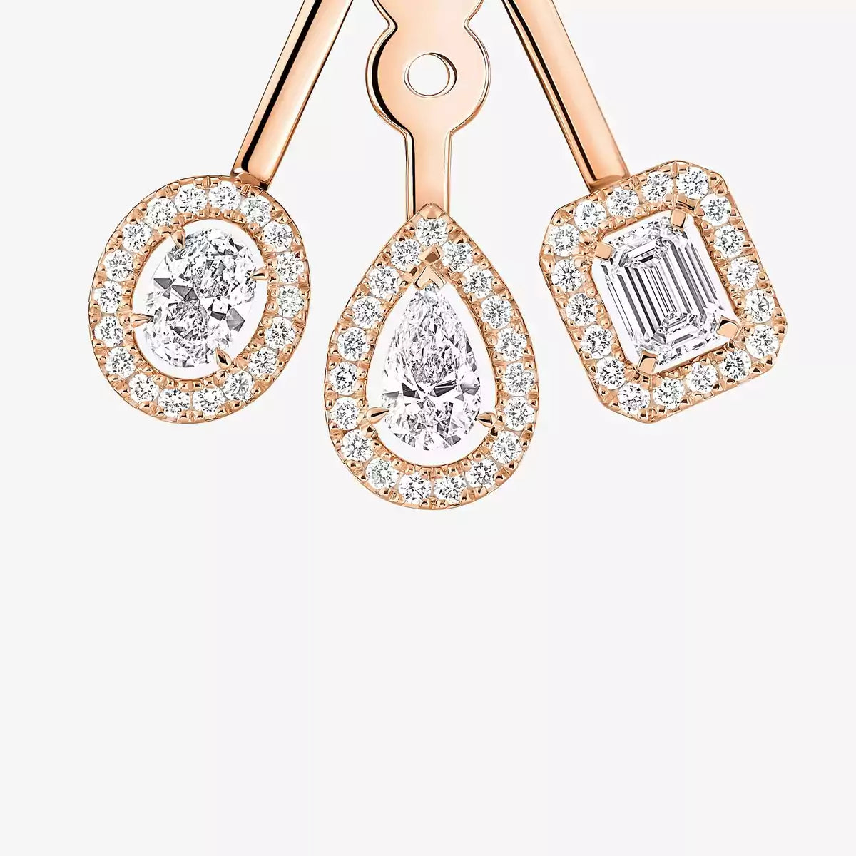 [Saipan]MY TWIN TRIO DIAMOND EARRINGS