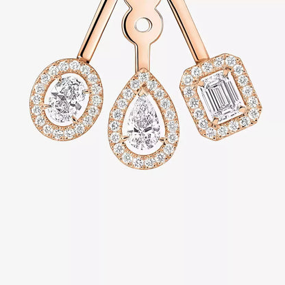 [Saipan]MY TWIN TRIO DIAMOND EARRINGS