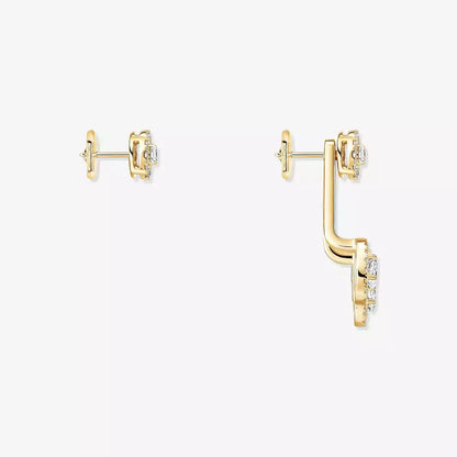 [Saipan]MY TWIN TRIO DIAMOND EARRINGS