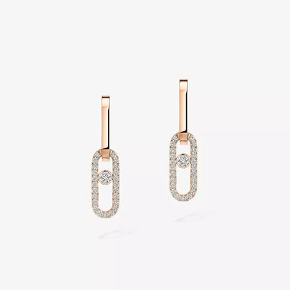 [Saipan]MOVE LINK KINETIC DIAMOND EARRINGS