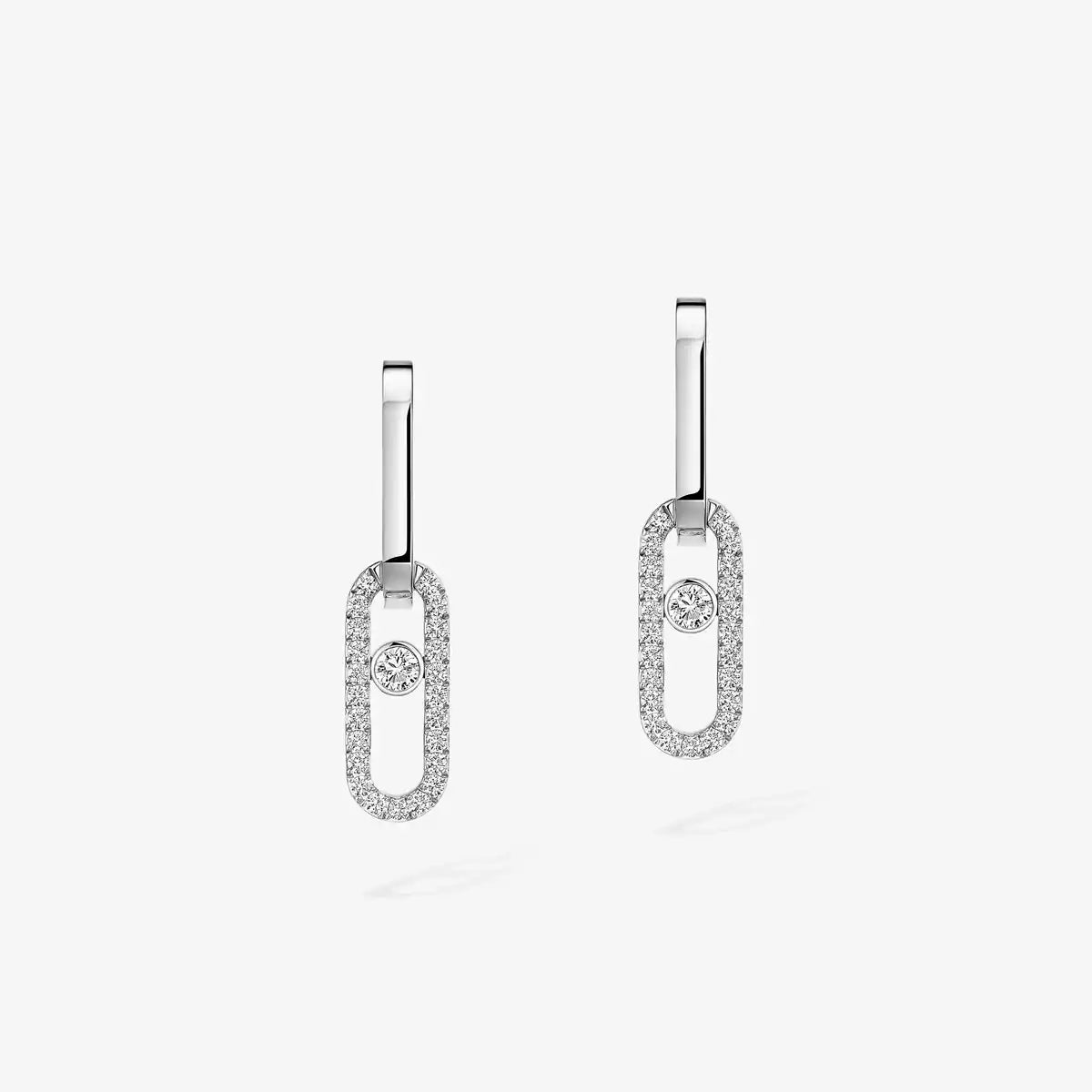 [Saipan]MOVE LINK KINETIC DIAMOND EARRINGS