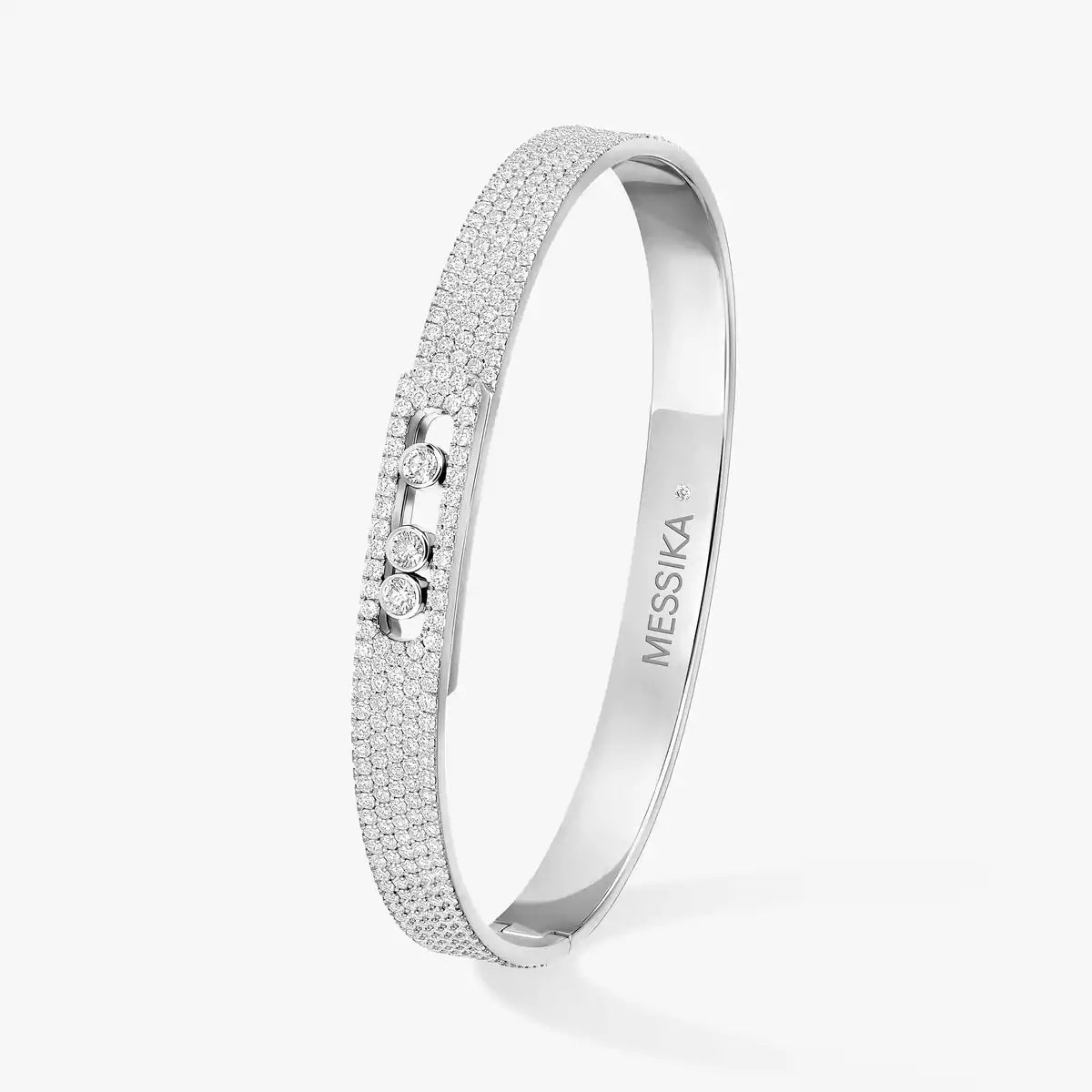 [Saipan]MOVE NOA FULL-PAVÉ DIAMOND BANGLE BRACELET