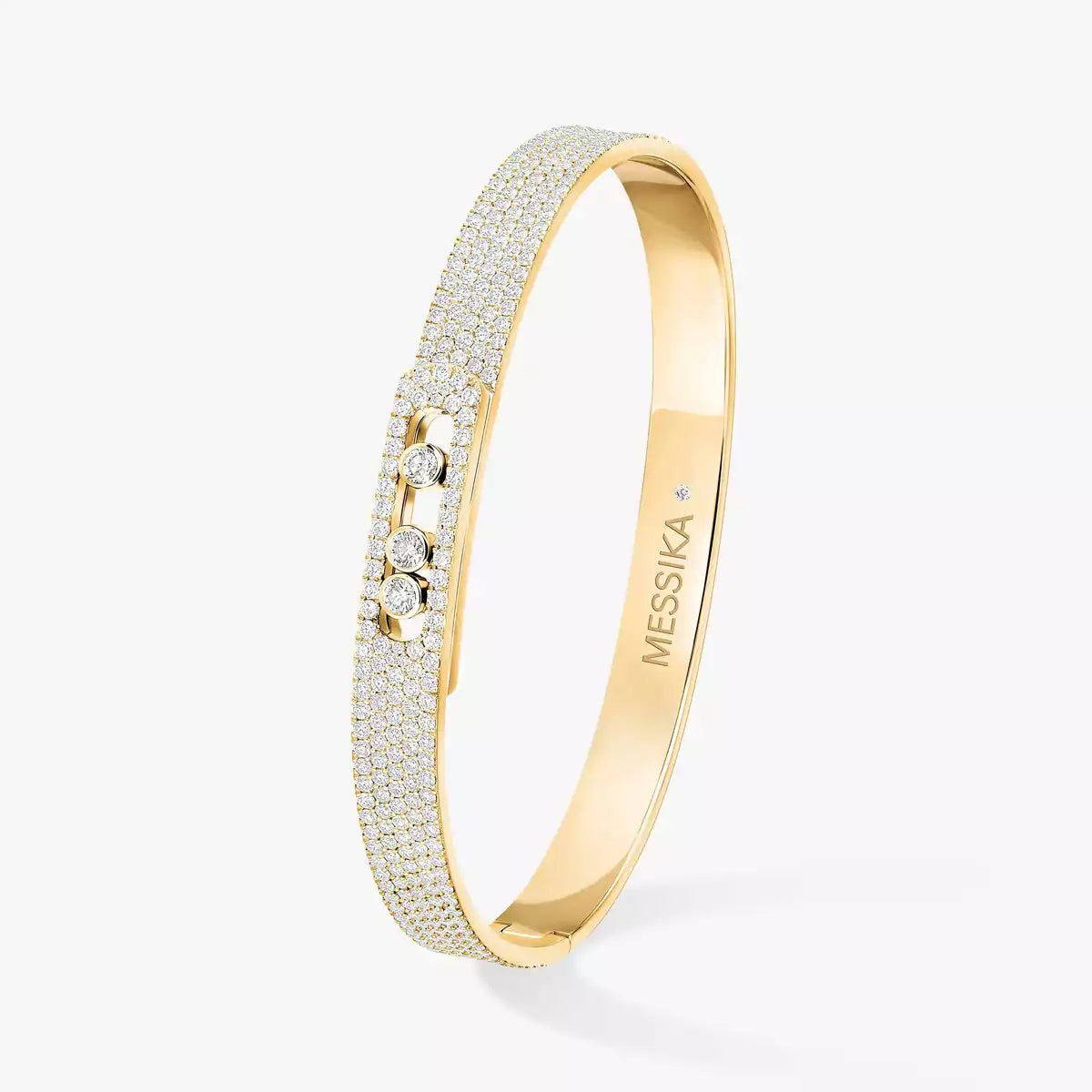 [Saipan]MOVE NOA FULL-PAVÉ DIAMOND BANGLE BRACELET