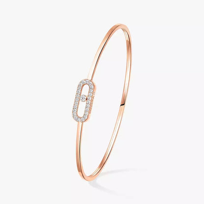 [Saipan]MOVE UNO PAVÉ FLEX BANGLE (MEDIUM)