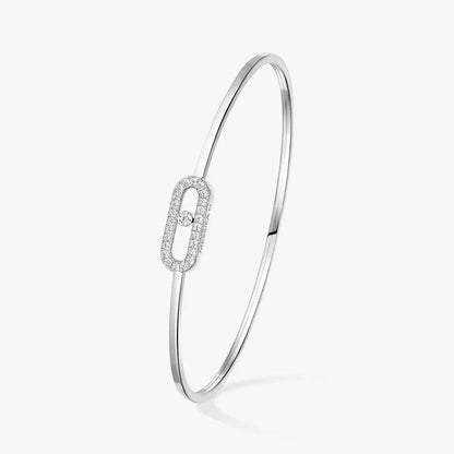 [Saipan]MOVE UNO PAVÉ FLEX BANGLE (MEDIUM)