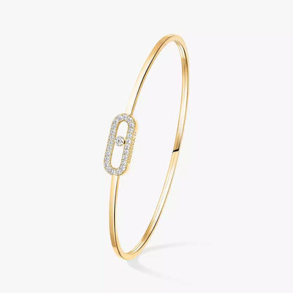 [Saipan]MOVE UNO PAVÉ FLEX BANGLE (MEDIUM)