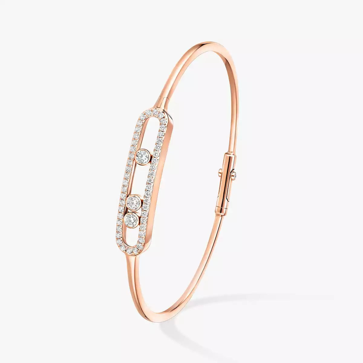 [Saipan]MOVE PAVÉ DIAMOND BANGLE BRACELET M